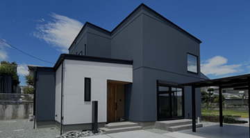 まちなかモデルハウス 上益城郡益城町木山 39坪 4LDKの二階建て